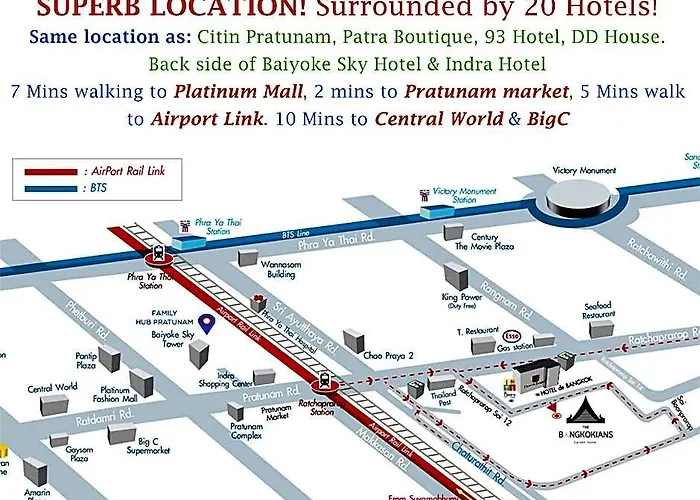 Family Hub @ Pratunam 6 - Group + Free Pickup 2*