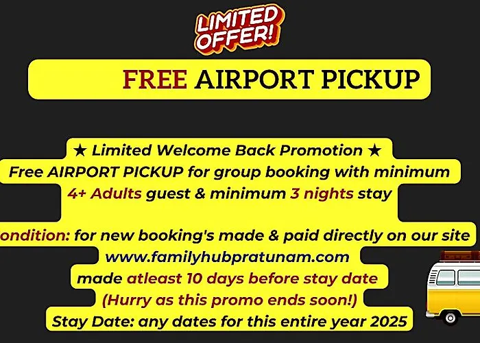 酒店 Family Hub @ Pratunam 6 - Group + Free Pickup 曼谷